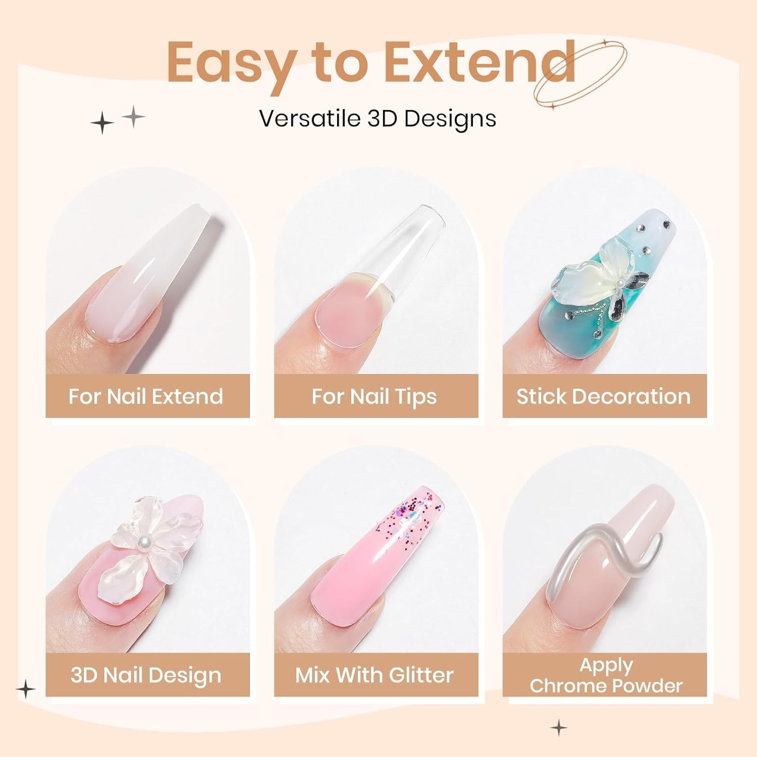 Solid Builder Gel for Nail Extensions