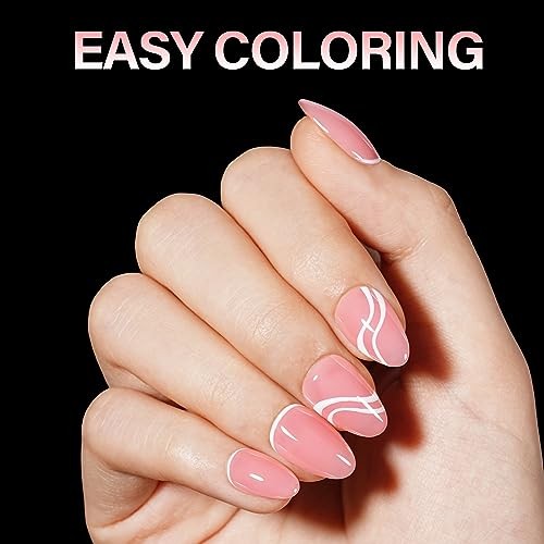 Clear Short Almond Nail Tips 240Pcs 15 Sizes – Pre-Shaped Press On False Nails