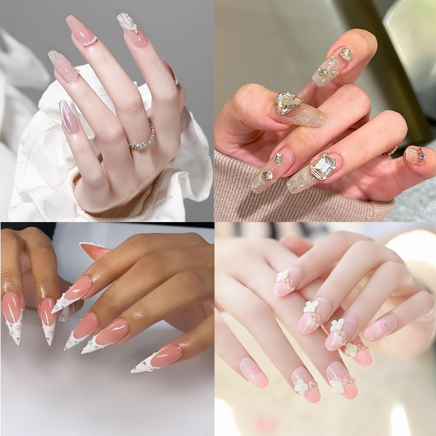 Versatile Nail Glue Set – 80PCS Super Strong Adhesive for All Nail Applications