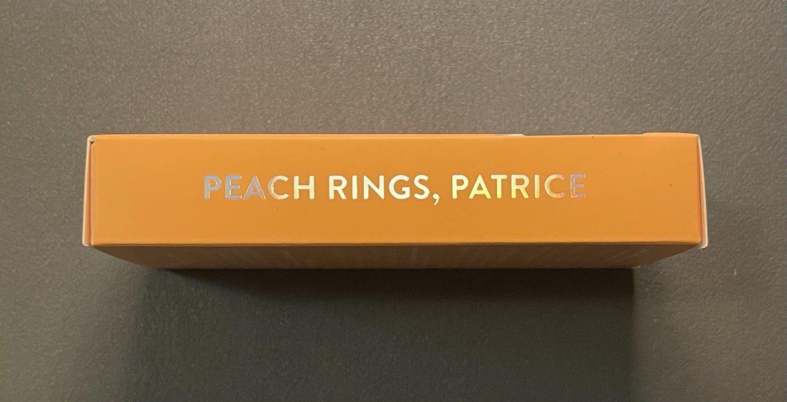 Red Aspen Press On Nails, Medium Almond, Peach Rings, Patrice