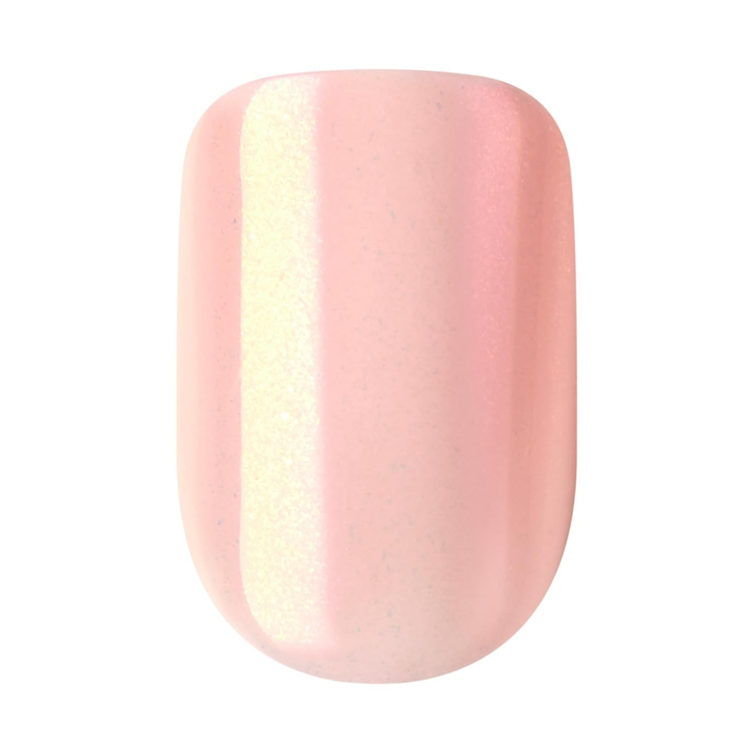 KISS imPRESS Color FX Good Mood Pink Press On 30 Nails Short Squoval Short Size