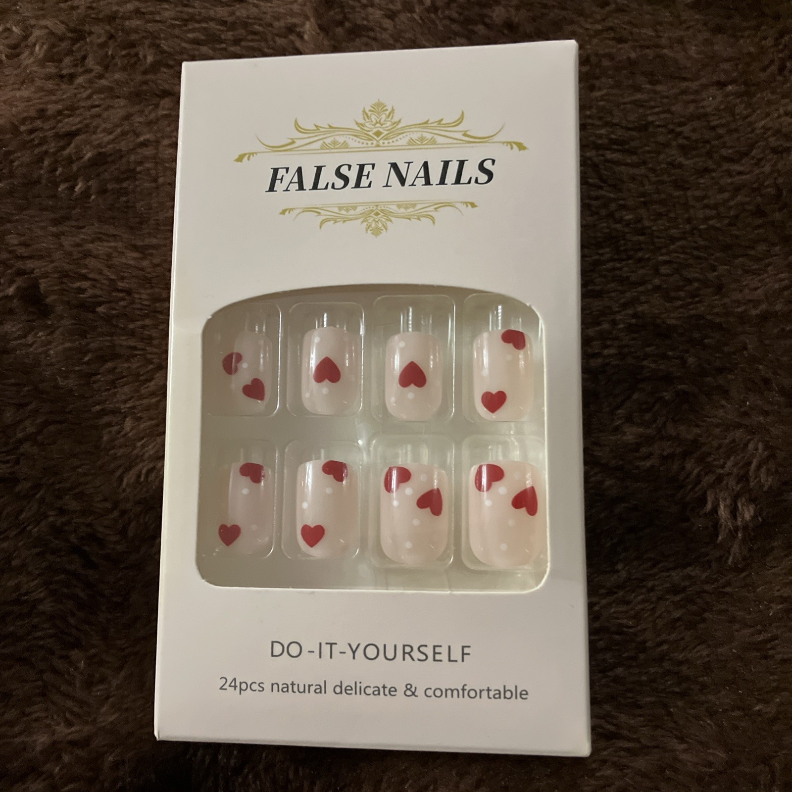 Press On Nails, Assorted Styles, 4 Packs, 4 Brands, Multicolor, 2 Reusable