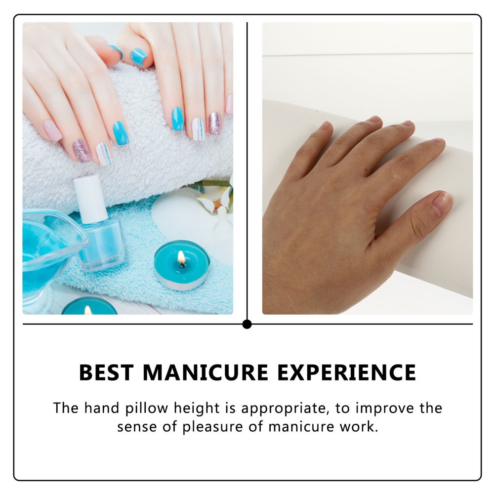 Nail Art Hand Pillow Manicure Rest Cushion Soft Pu Arm Support