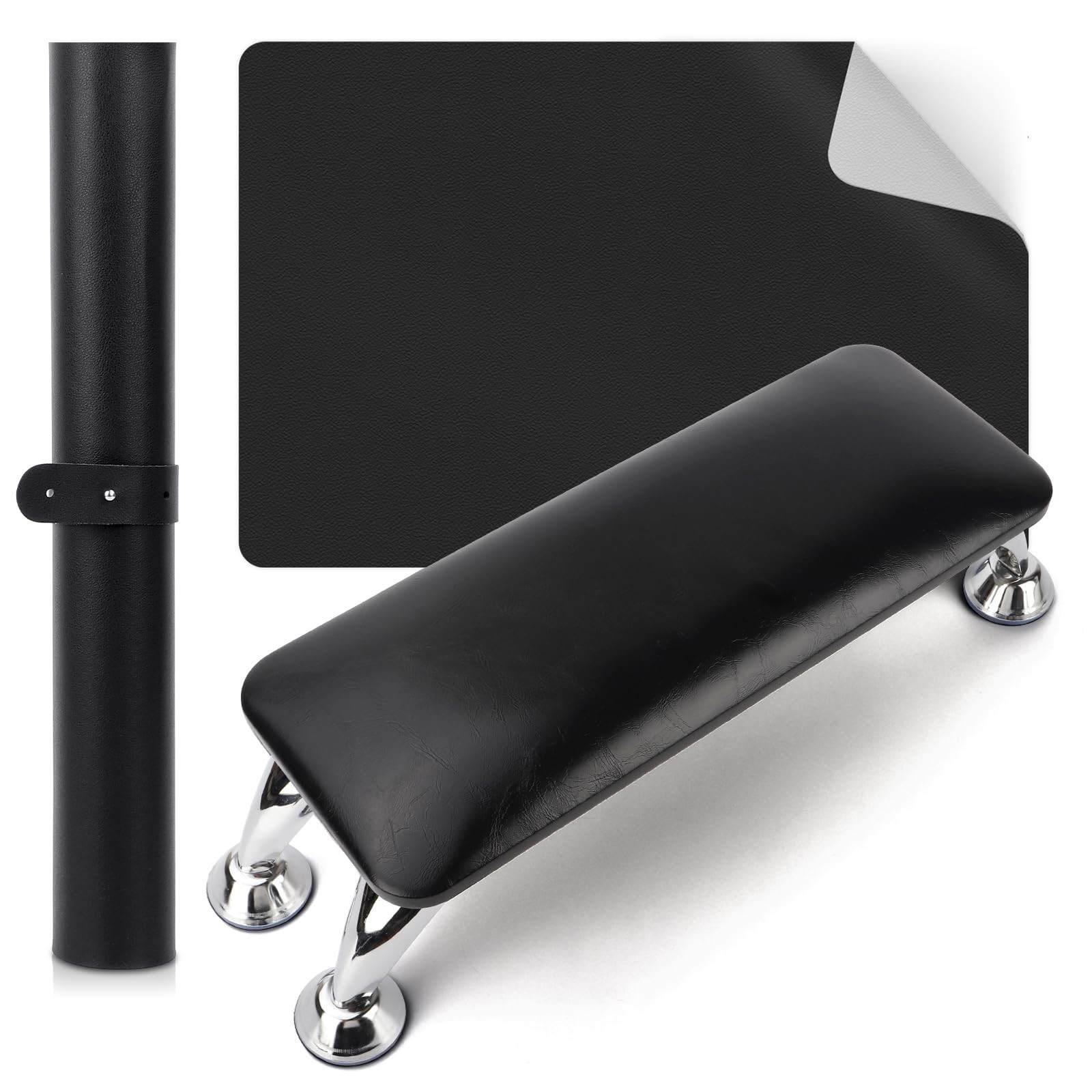 Acrylic Nail Arm Rest Cushion with Table Mat – Soft Microfiber Hand Pillow for N