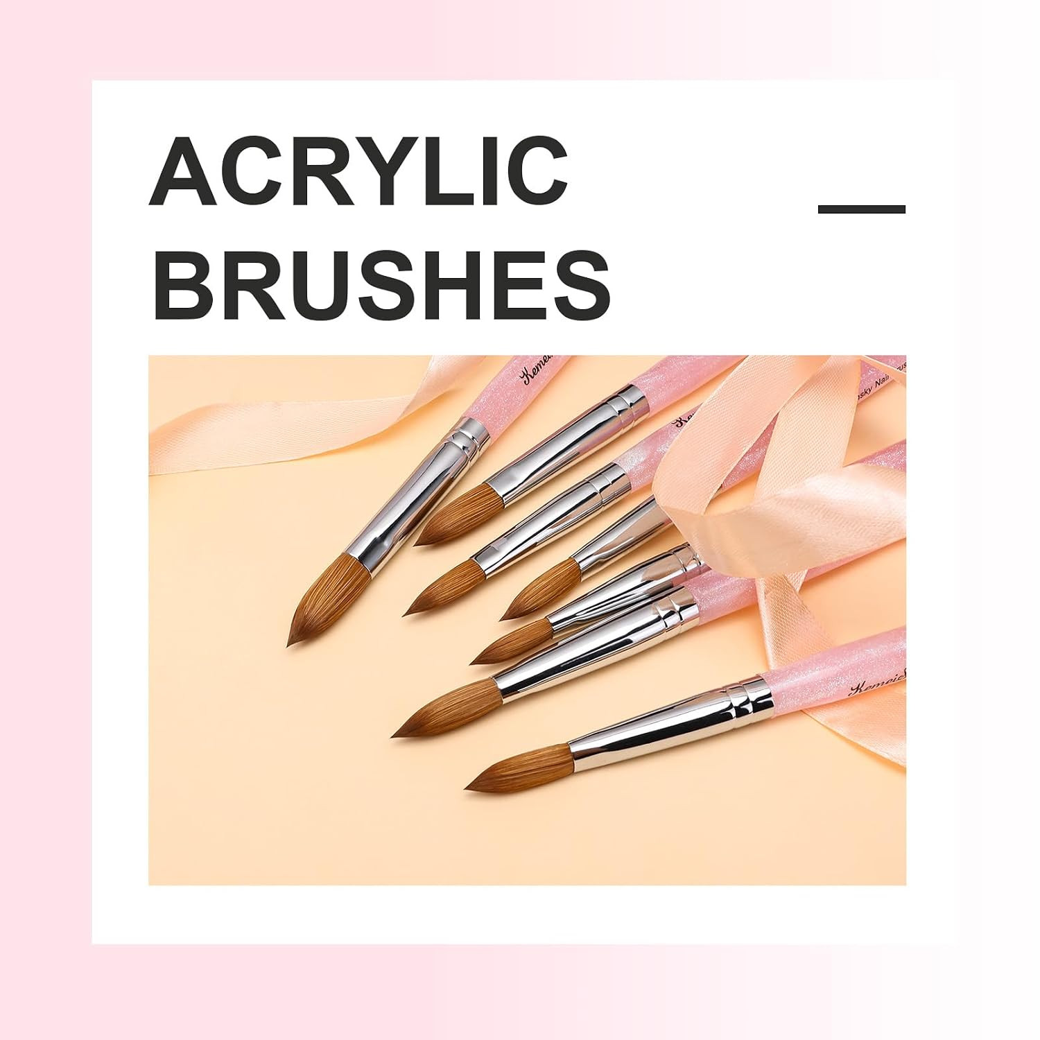 Size #18 Kolinsky Acrylic Nail Brush – 100% Pure Nail Art Tool