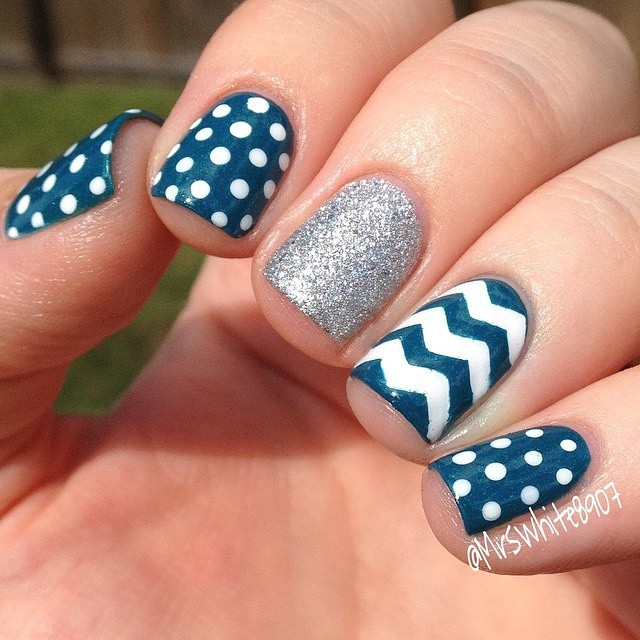 Zig zag tape for nail art, chevron stickers for nails, nail vinyls