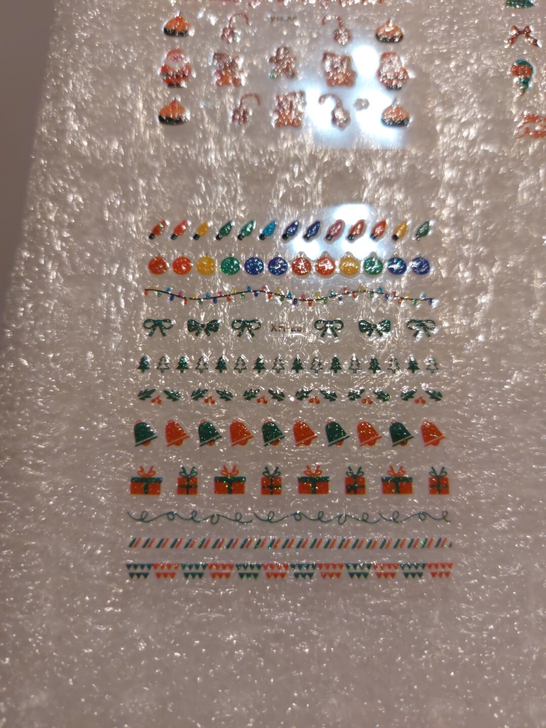 4 X Small Sheets Of Christmas Nail Art Stickers (Dn178) New