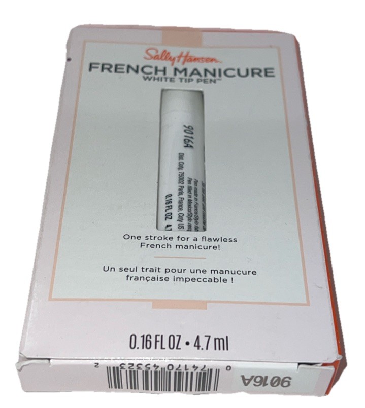 1- Sally Hansen White Traditional Tip Pen FRENCH MANICURE #45323 New See Photos