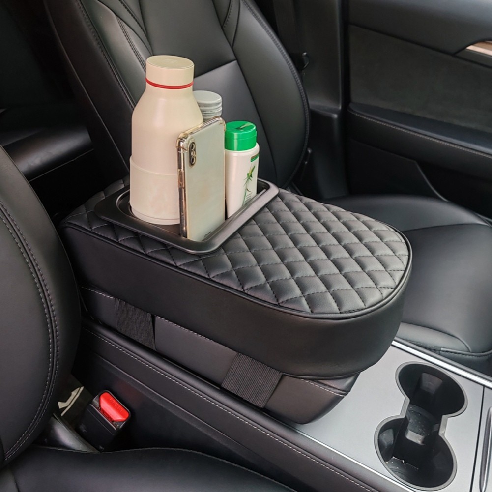 Auto Center Console Armrest Pillow, Memory Foam Car Armrest Cushion with7271