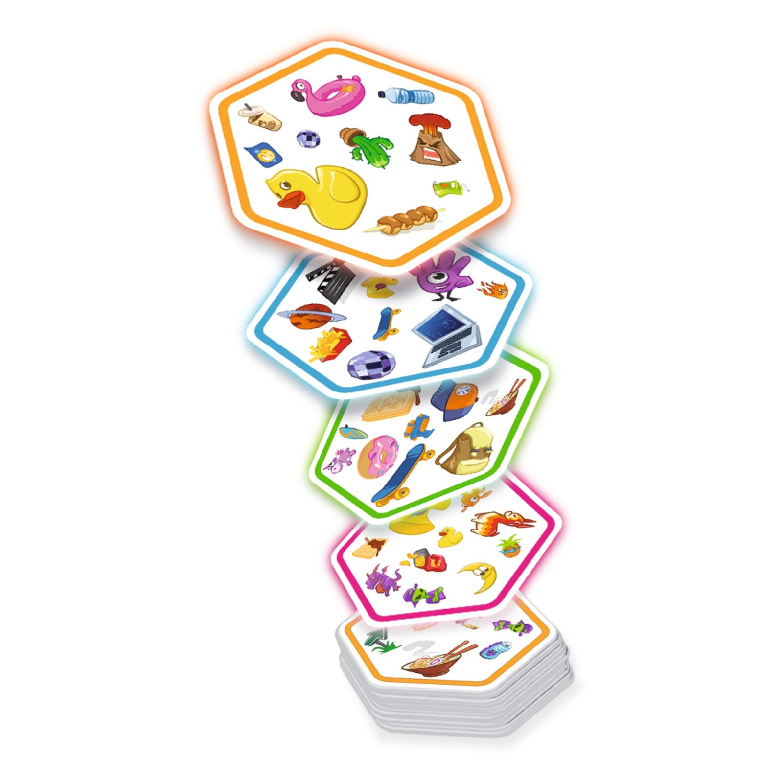 Asmodee Spot It! Connect – 5.12 inches x 1.97 x 0.1 inches, Multicolor