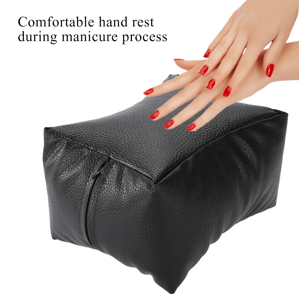 3 Colors Nail Art Table Pillow Soft PU Hand & Foot Rest For Manicure Pedicure