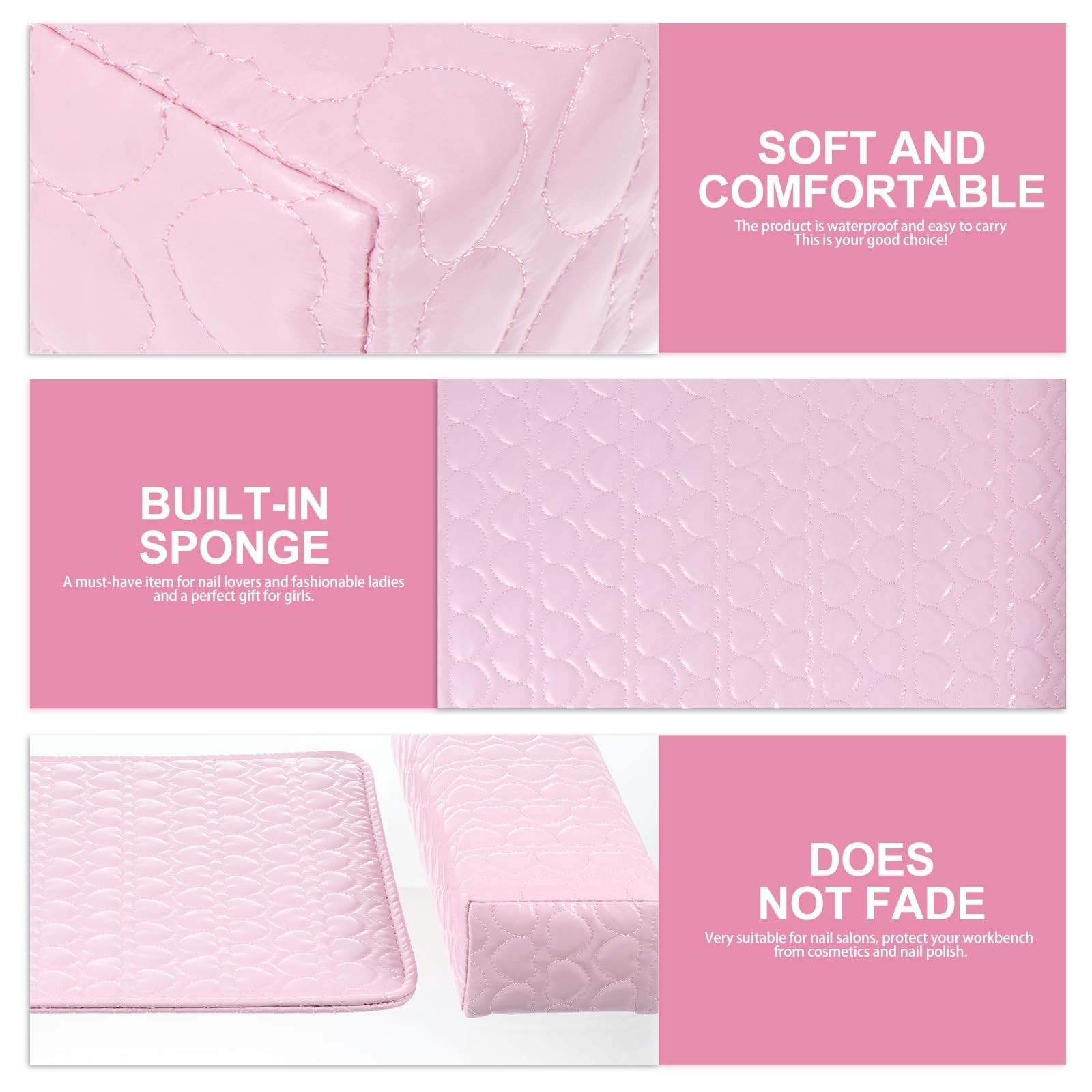 Manicure Hand Pillow Leather Wrist Rest Cushion for Nail Tech Nail Salon Arm …