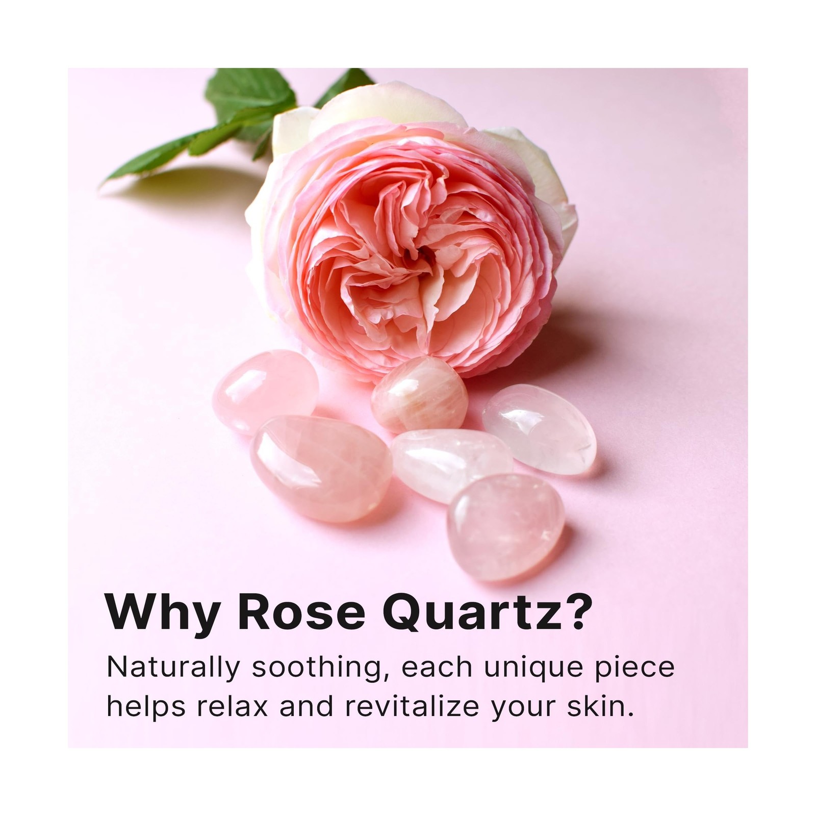 Rose Quartz Face Roller – Relaxation Gifts for Women, Skin Care Too… Fast Ship