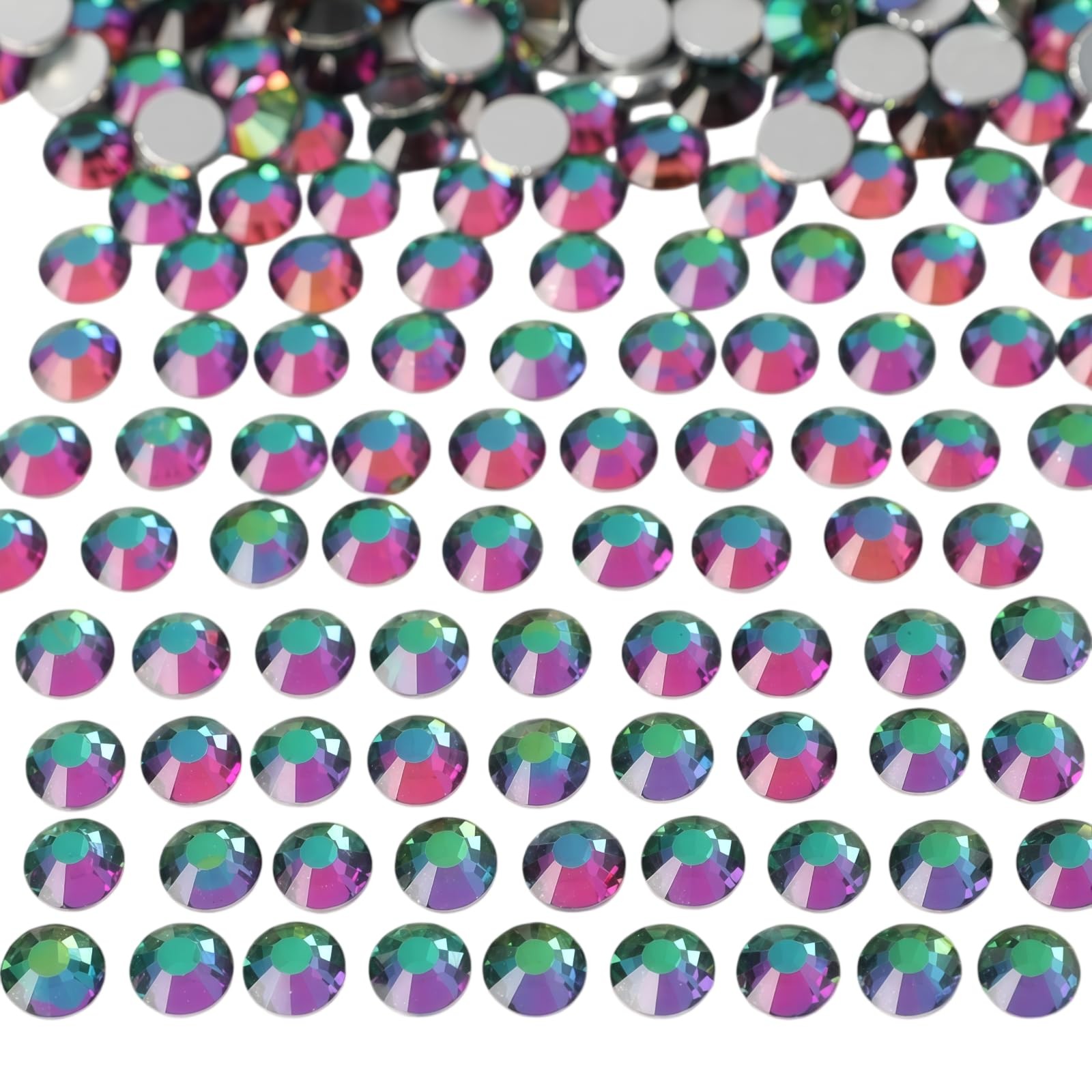 Diamonland Flatback Glass Crystal Rhinestones Rounds Gems for Bedazzling Nail…
