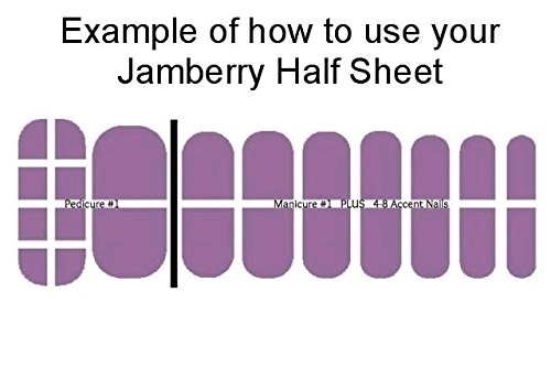 Jamberry Floral Garden Party (M-Z) Nail Wraps – Half Sheets – Free Shipping!
