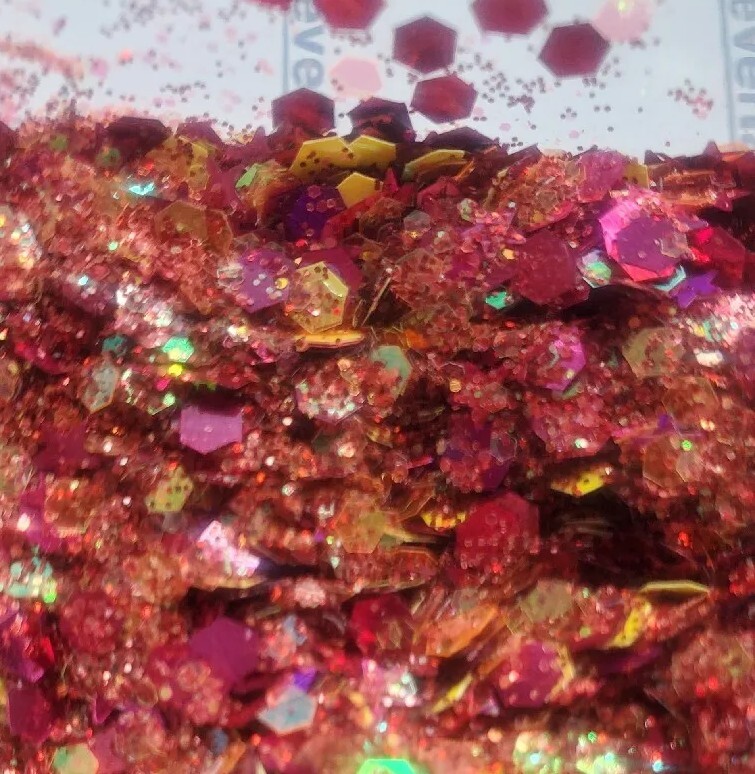 “Aries” Metallic glitter mix for nails, acrylic, crafts 1.5 tsp
