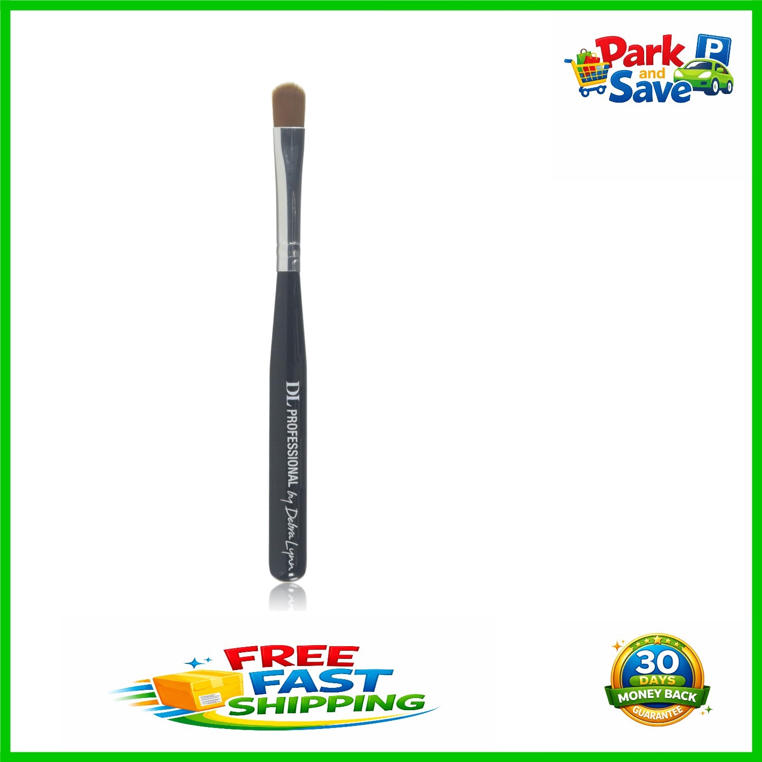 Round Clean-Up Brush for Perfect Smile Lines – 4 Ounce French Manicure