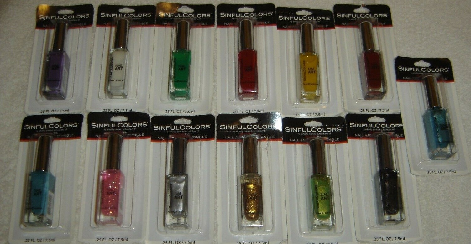 SINFUL Colors***NAIL ART*** pIck yOUr cOLOr ~~0.25 fl oz/7.5 ml~~NEW~~SEALED