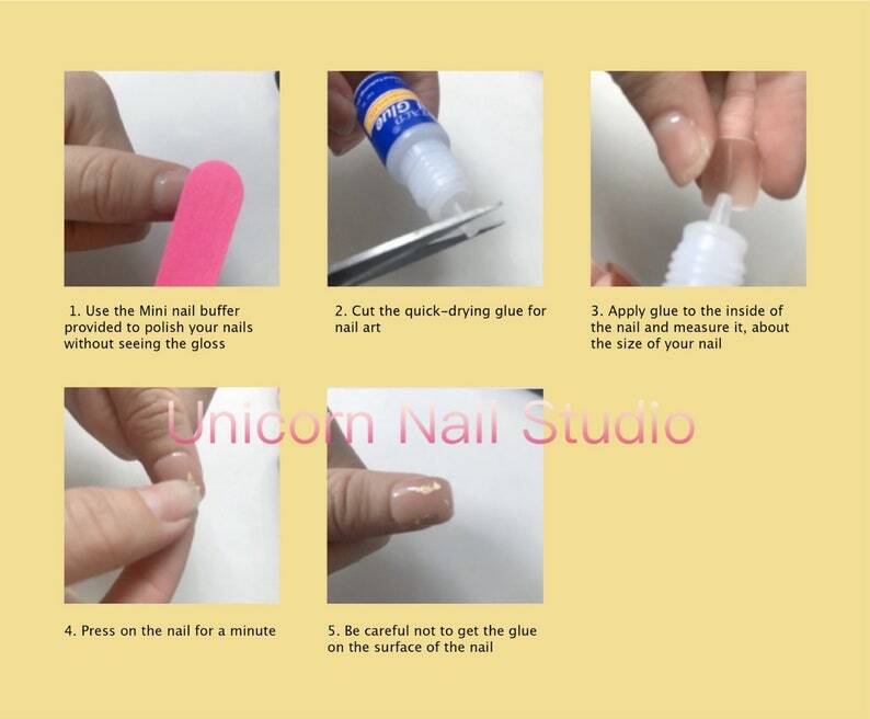 Pretty shiny｜Colorfully｜Milky Crystal | Long Coffin Nails | Press on Nail