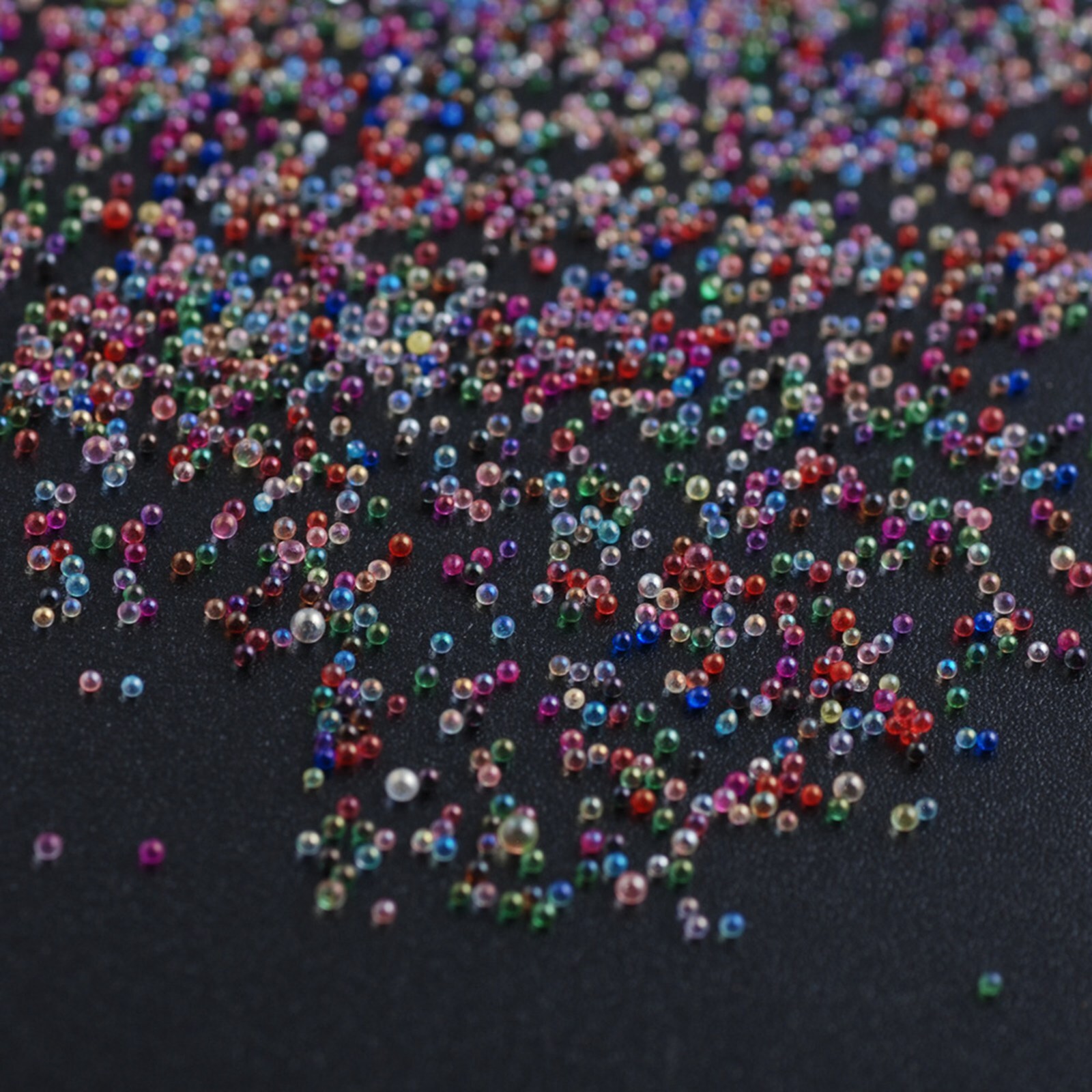 30gram Caviar Glass Mini 3D Micro Beads 0.6-0.8mm + Storage Box Nail Art Tip