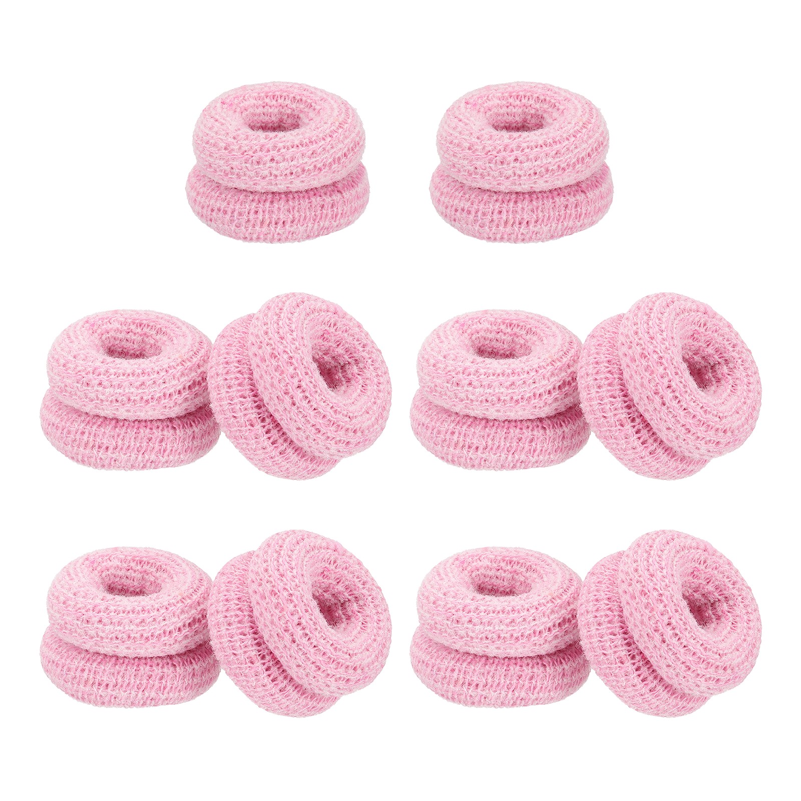 10 PCS Cotton Finger Bandages Finger x 1.5 cm Tip，32 Bandages Protectors, Pink
