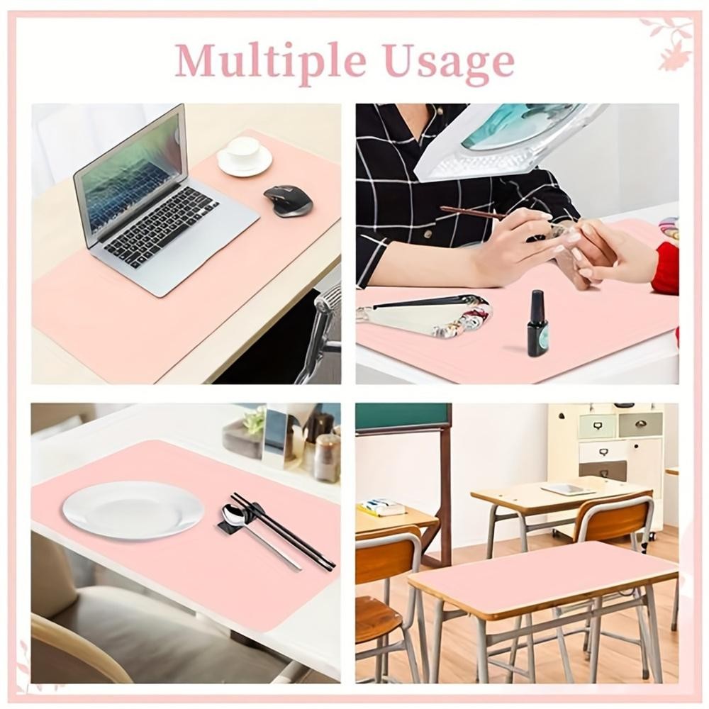 Foldable Nail Art Table Mat Hand Rest Pad Waterproof Scratch Resistant