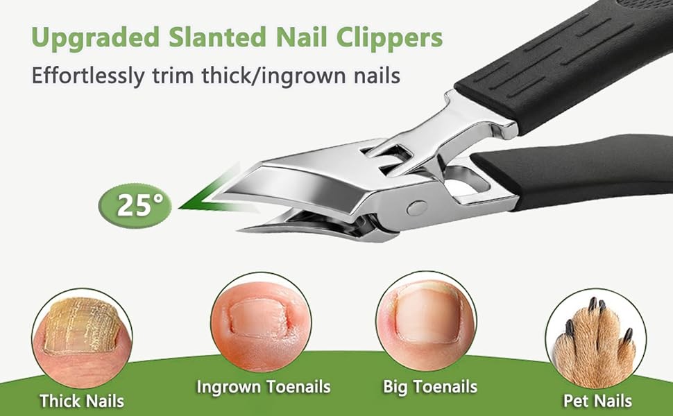 Toenail Clippers for Seniors Thi Toenails, Eagle Beak Slanted Nail