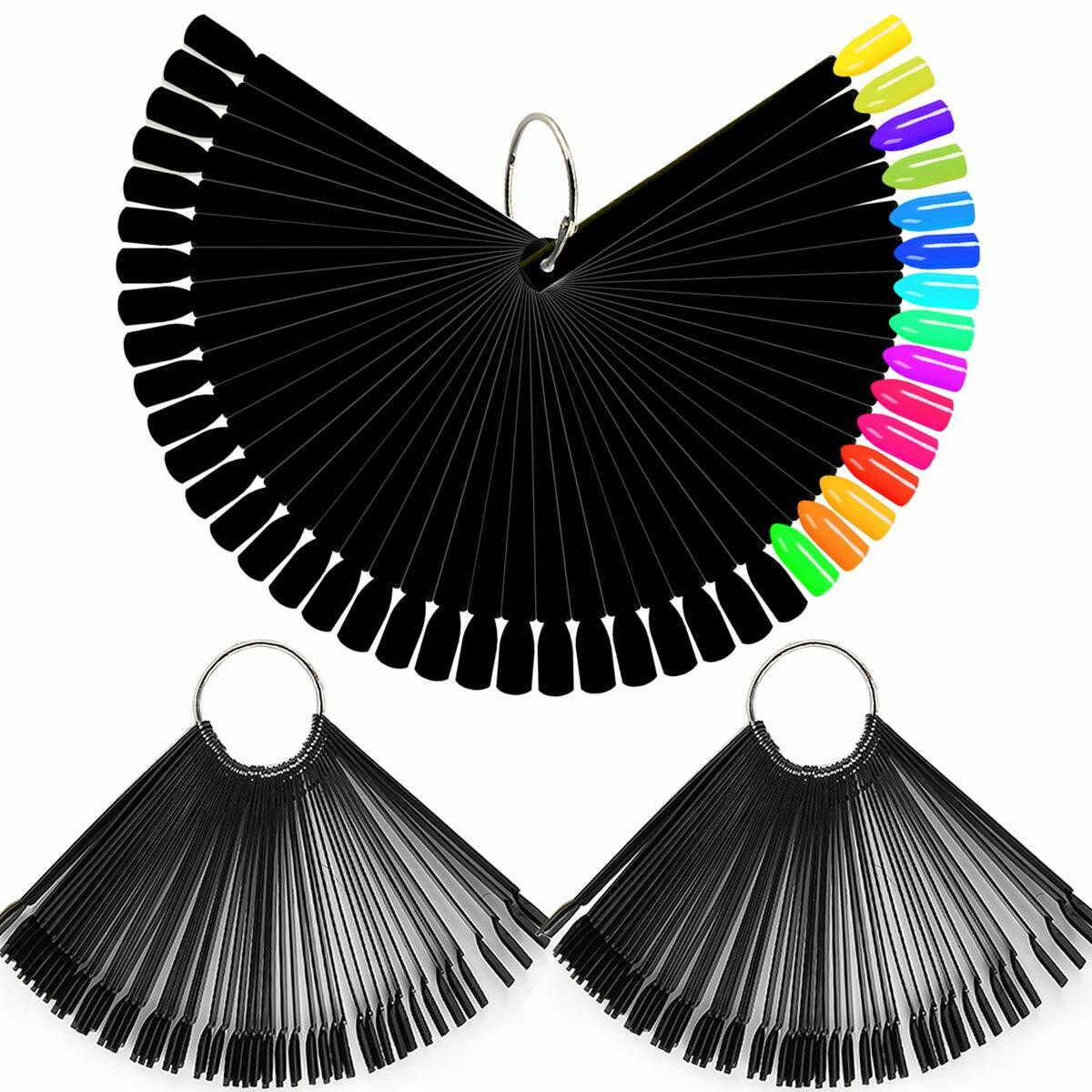 Nail Polish Practice Display Chart False Nail Art Tips Sticks/Rings – Jargod