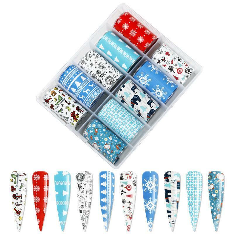Nail Foil Transfer Decals – New – Winter – Transfer Foils