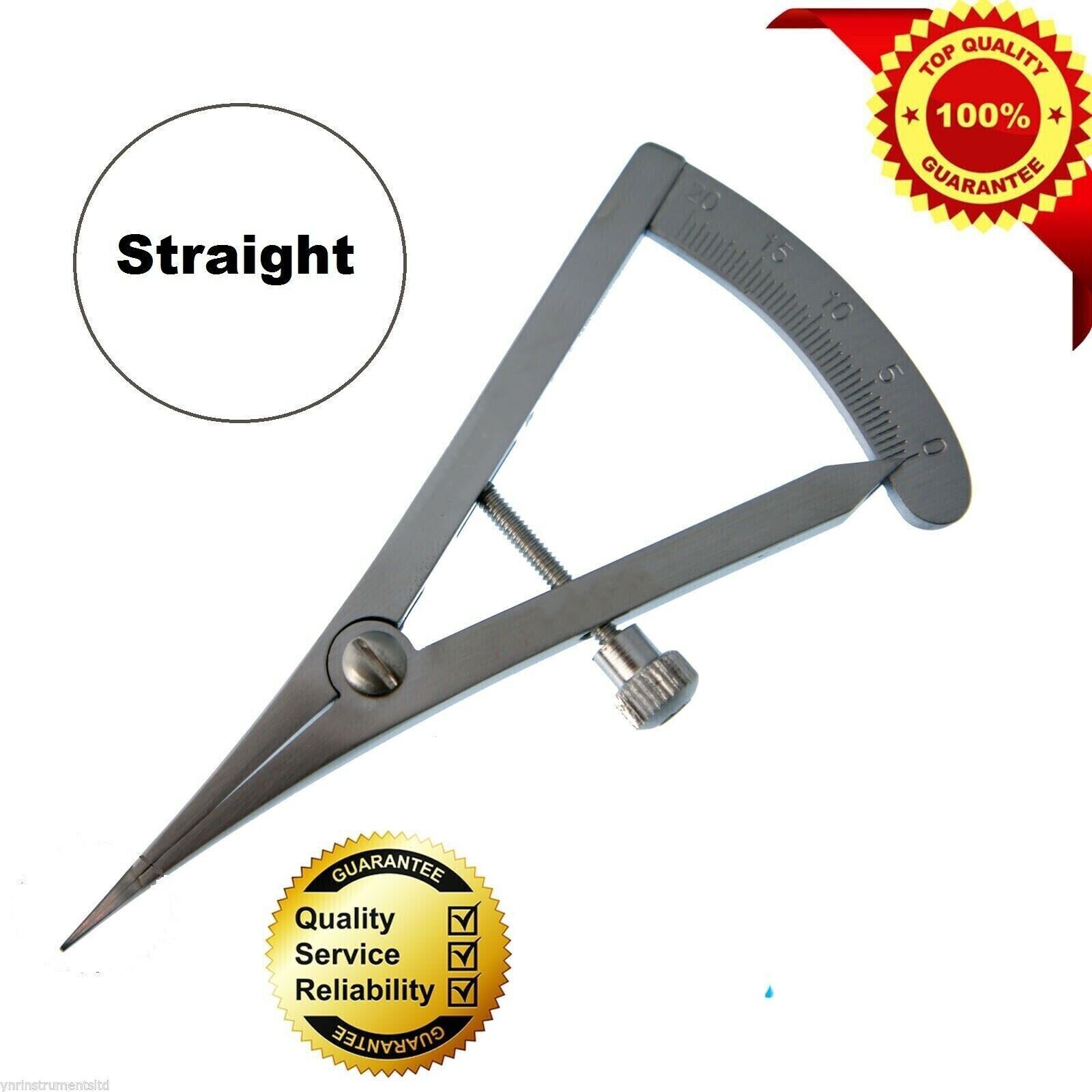 Nail thickness Measuring Tool Crown Caliper Clipper Tenth Diamond Guage St Steel