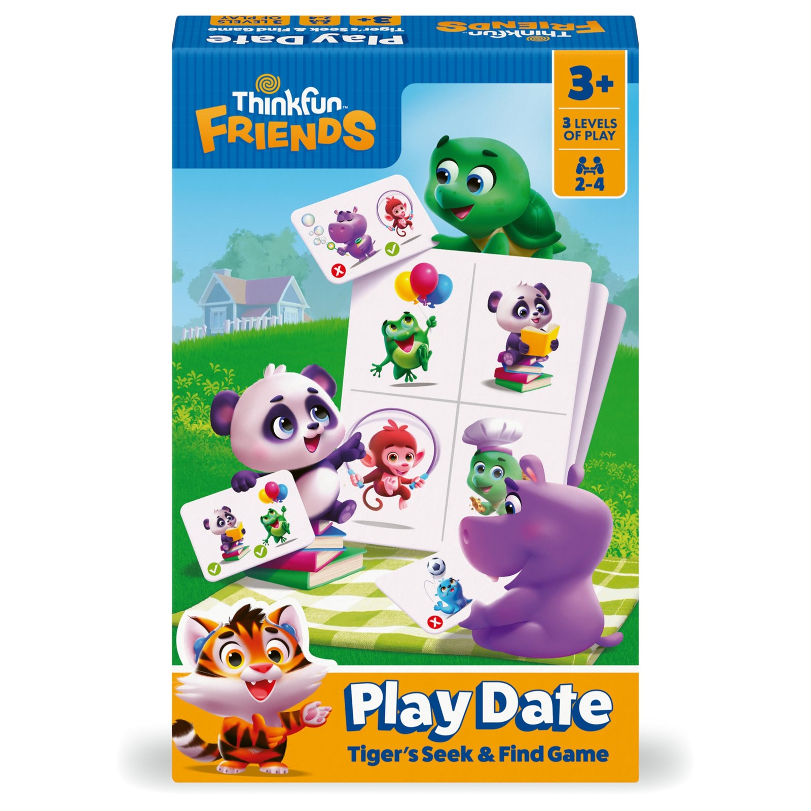 ThinkFun Friends: Play Date – A 3.62 x 2.48 x 0.67 inches, Multicolor