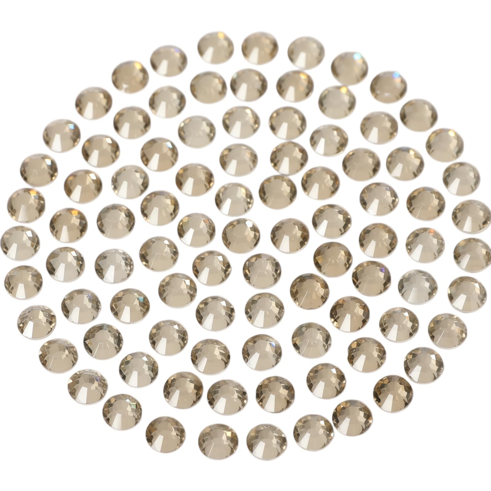Diamonland Flatback Glass Crystal Rhinestones Rounds Gems for Bedazzling Nail…