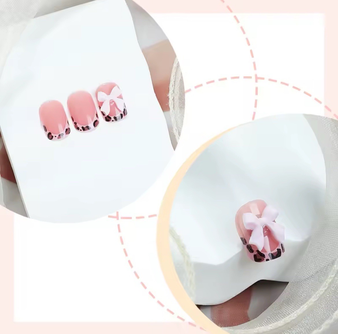 24 pieces of cross-border short wear nails