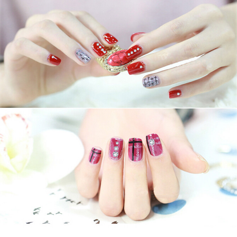 288 720 1440pcs Crystal Montana FlatBack Nail Art Rhinestones 3D Tips Decoration