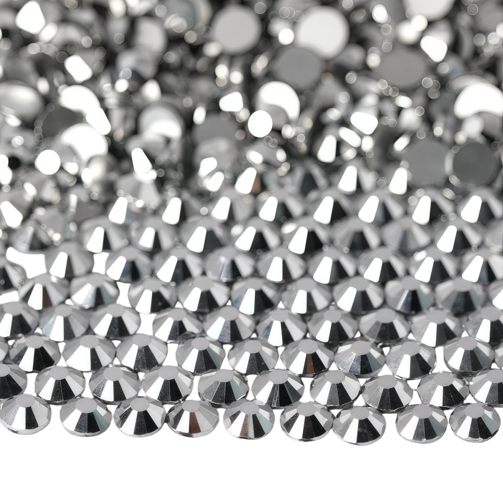 Diamonland Flatback Glass Crystal Rhinestones Rounds Gems for Bedazzling Nail…