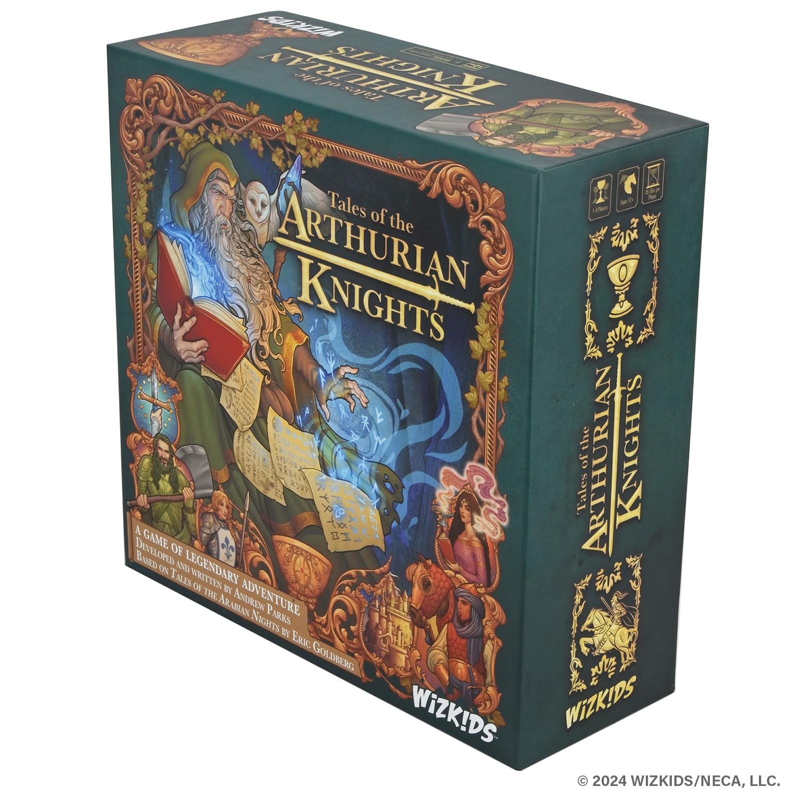 Tales of The Arthurian Knights 4.5 x 11 x 0.1 inches, Multicolor