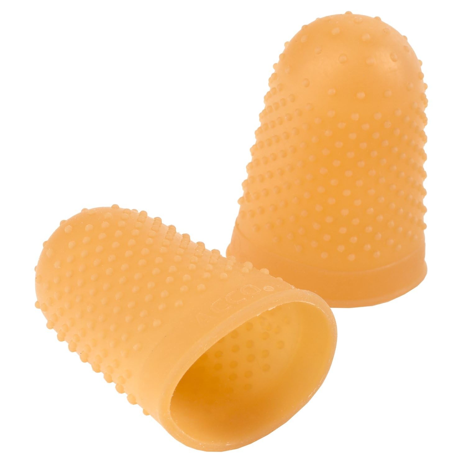Rubber Finger Tips 12 Count Medium Size 11-1/2 Finger Cots for Paper