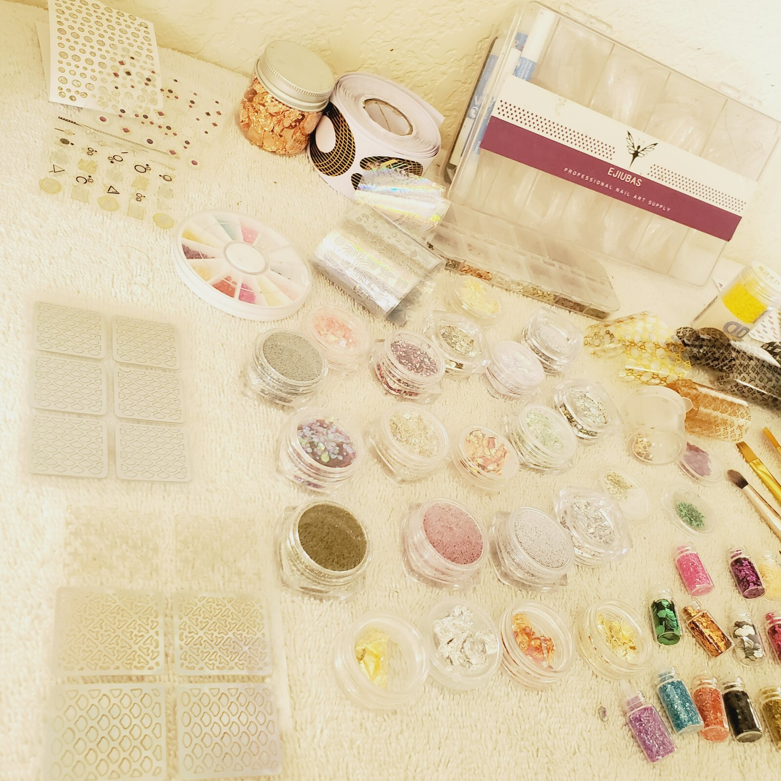 Manicure Nails Glitter Acrylic Gel Make-up Crafts Resin Embellishment Lot
