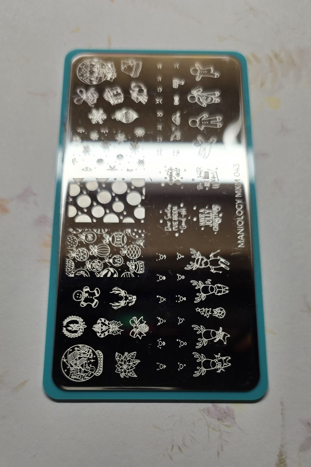 Maniology MXM043 Gingerbread Man Reindeer Thanksgiving Christmas Winter Nail