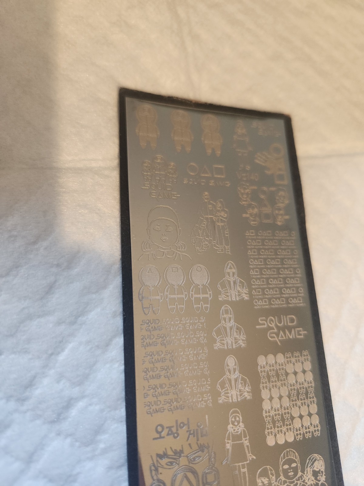 Mundo de Unas Squid Game Nail Stamping Plate