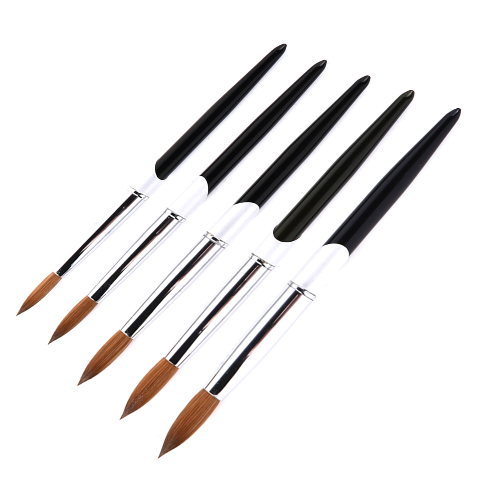 #8-16 Kolinsky Hair Sable Brush Acrylic Nail Brush Art Tool UV Gel Carving Pen F
