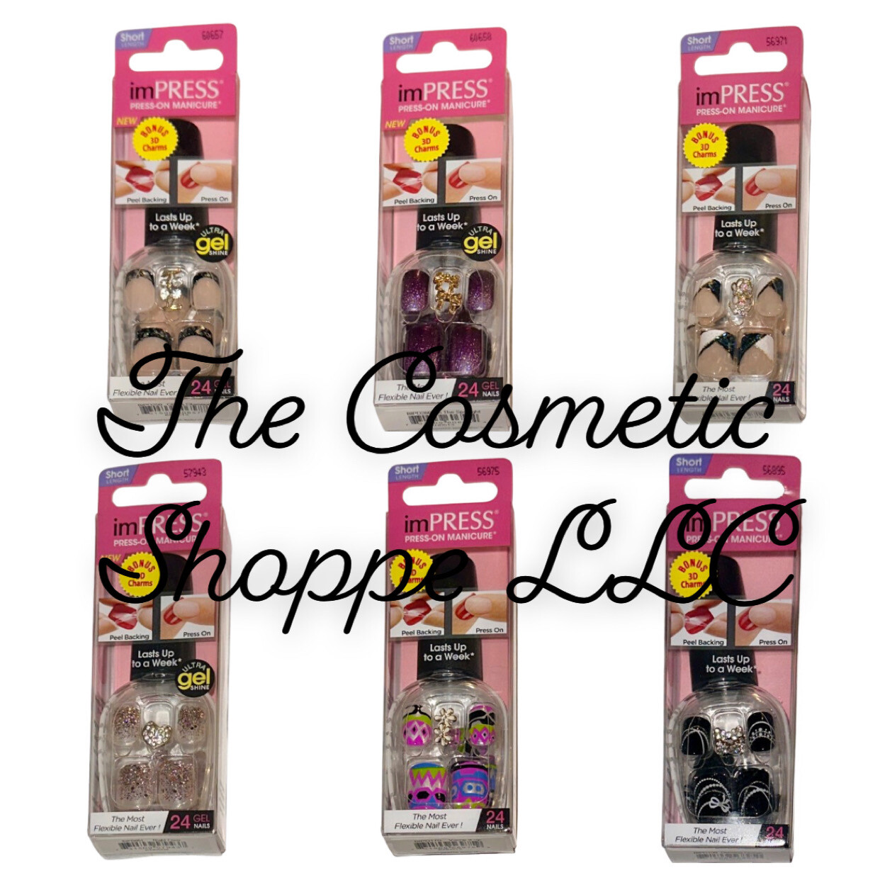 KISS imPRESS Press On Short Length Nails You Choose 1 or More! New!Qty Discounts