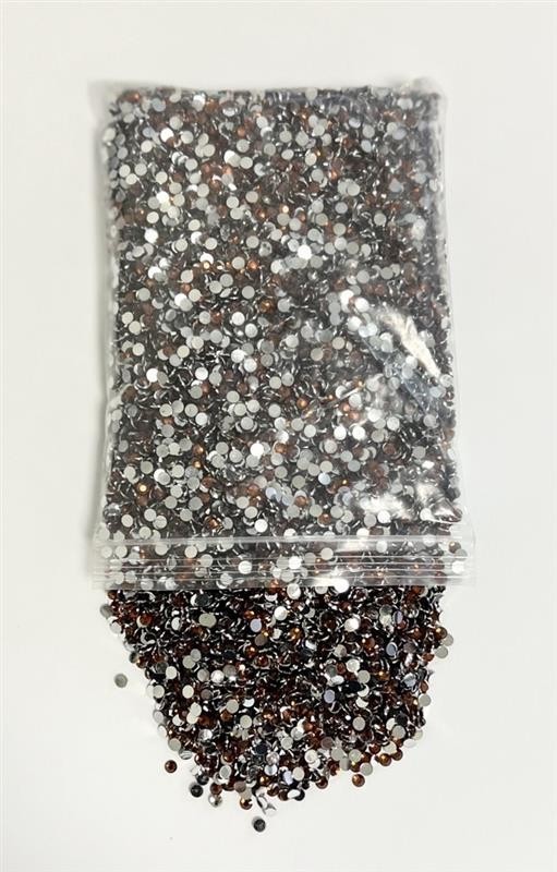 5 Pack Multicolor 3mm Round Flat Back Crystal Resin Rhinestones Crafting Gems