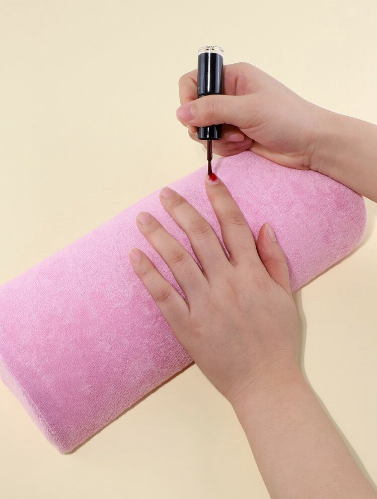 Soft Nail Art Cushion Hand Rest Pillow Half Column Nail Art Design Manicure