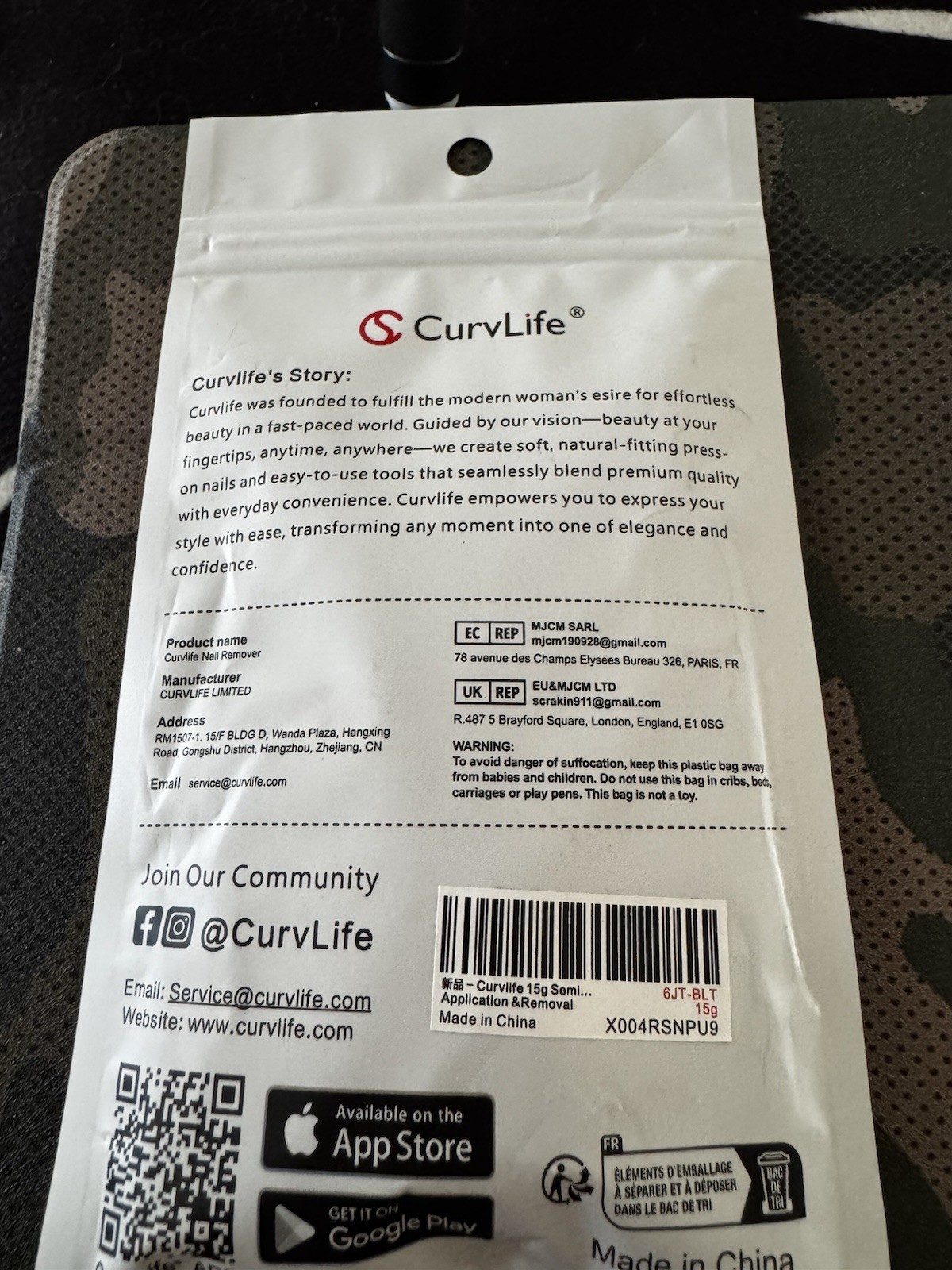 New CurvLife Press On Nails 3 Kits With Glue Accessories Unused Sealed In Box