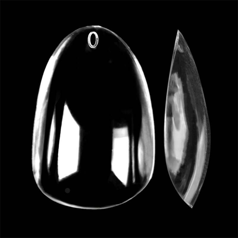240pcs Full Coverage Sculpted Short Almond Soft Gel Press On False Nail Art Tips