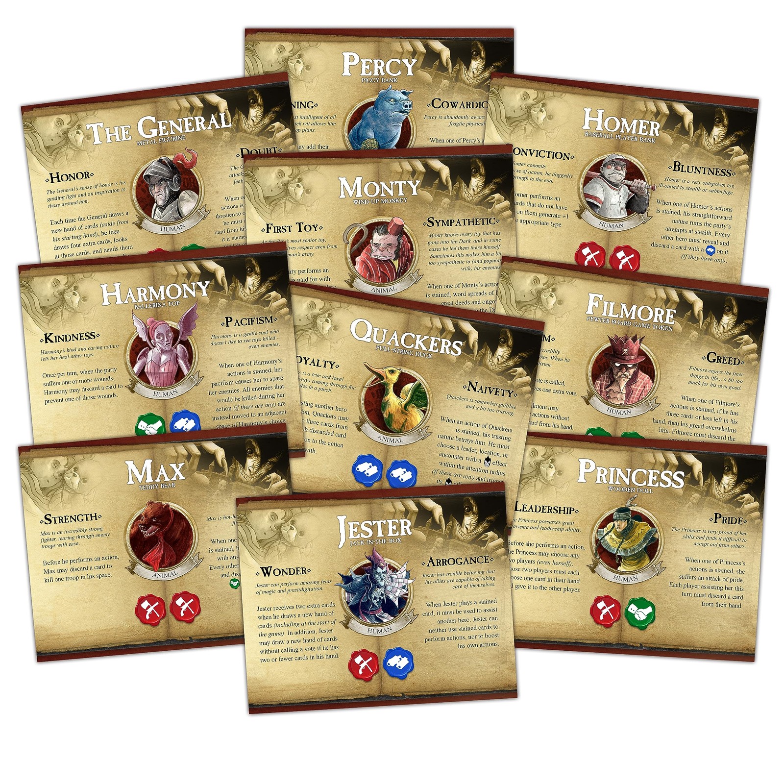 The Stuff of Legend: Board Game a semi-Cooperative square, thin