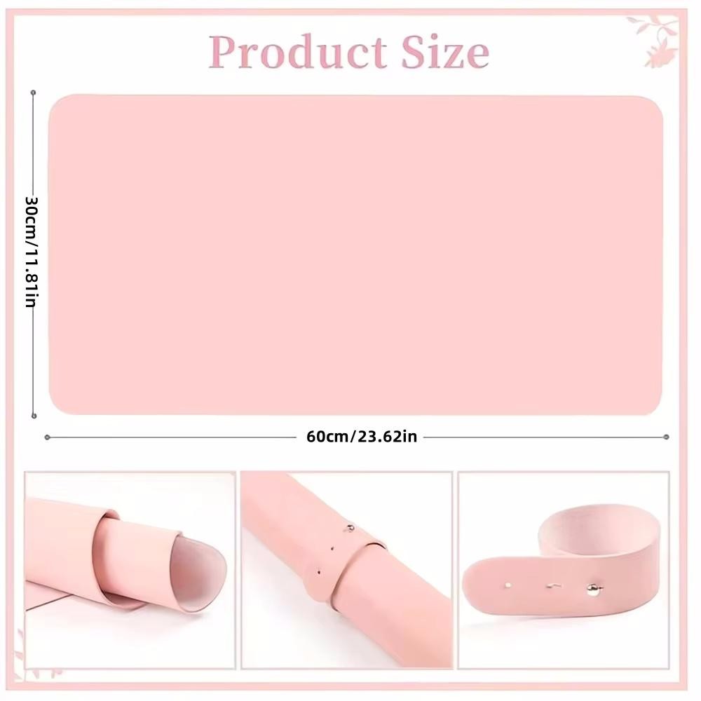Foldable Nail Art Table Mat Hand Rest Pad Waterproof Scratch Resistant