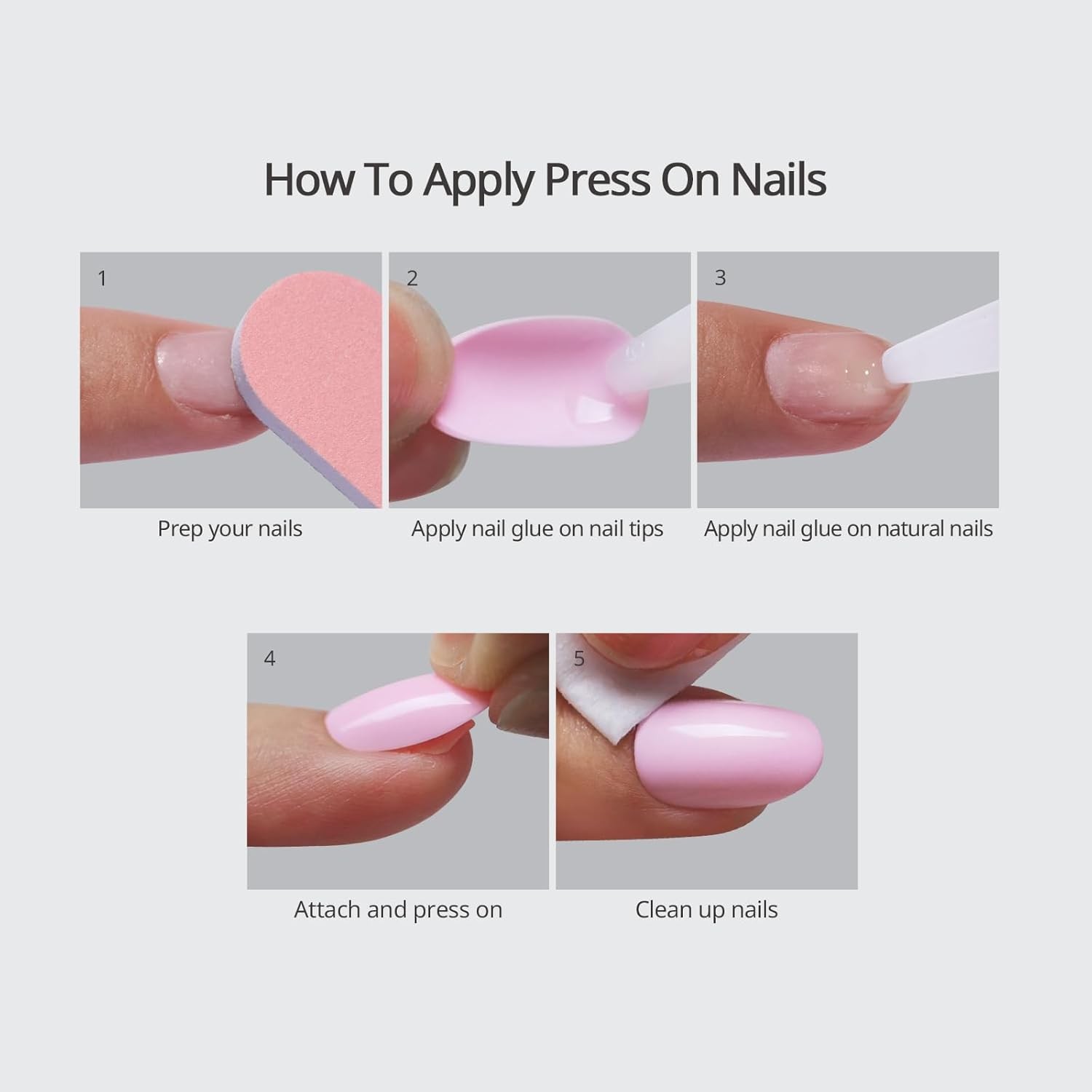 White Press On Nails Short – Soft Gel Press on Nails Almond