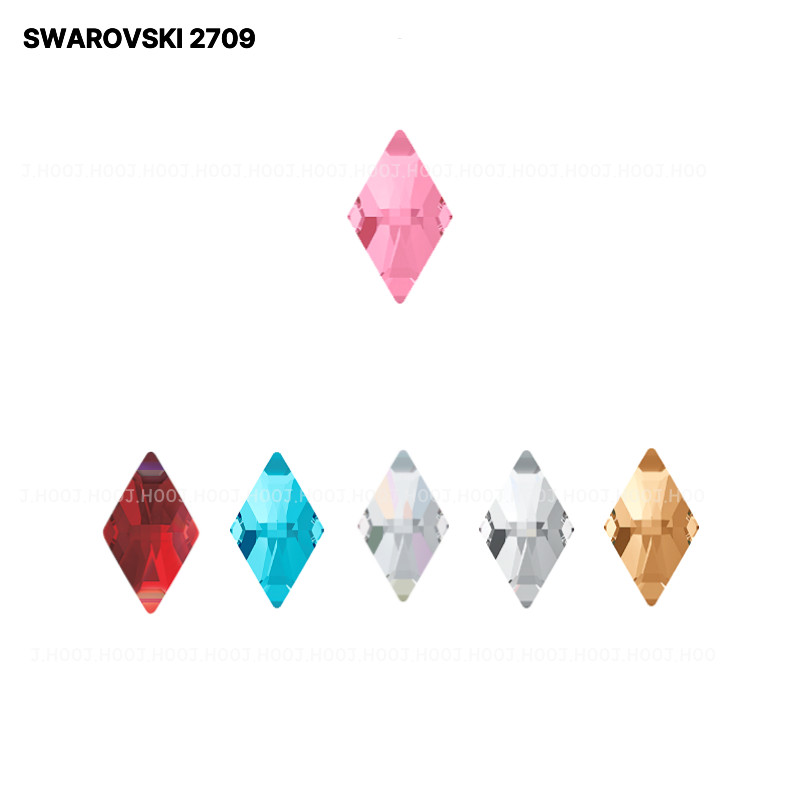 Swarovski 2709 Rhombus Flat Back 10*6mm(2pcs)